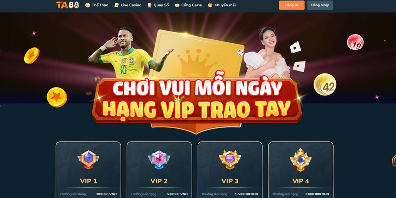 Thăng hạng cao nhận thưởng VIP cực giá trị